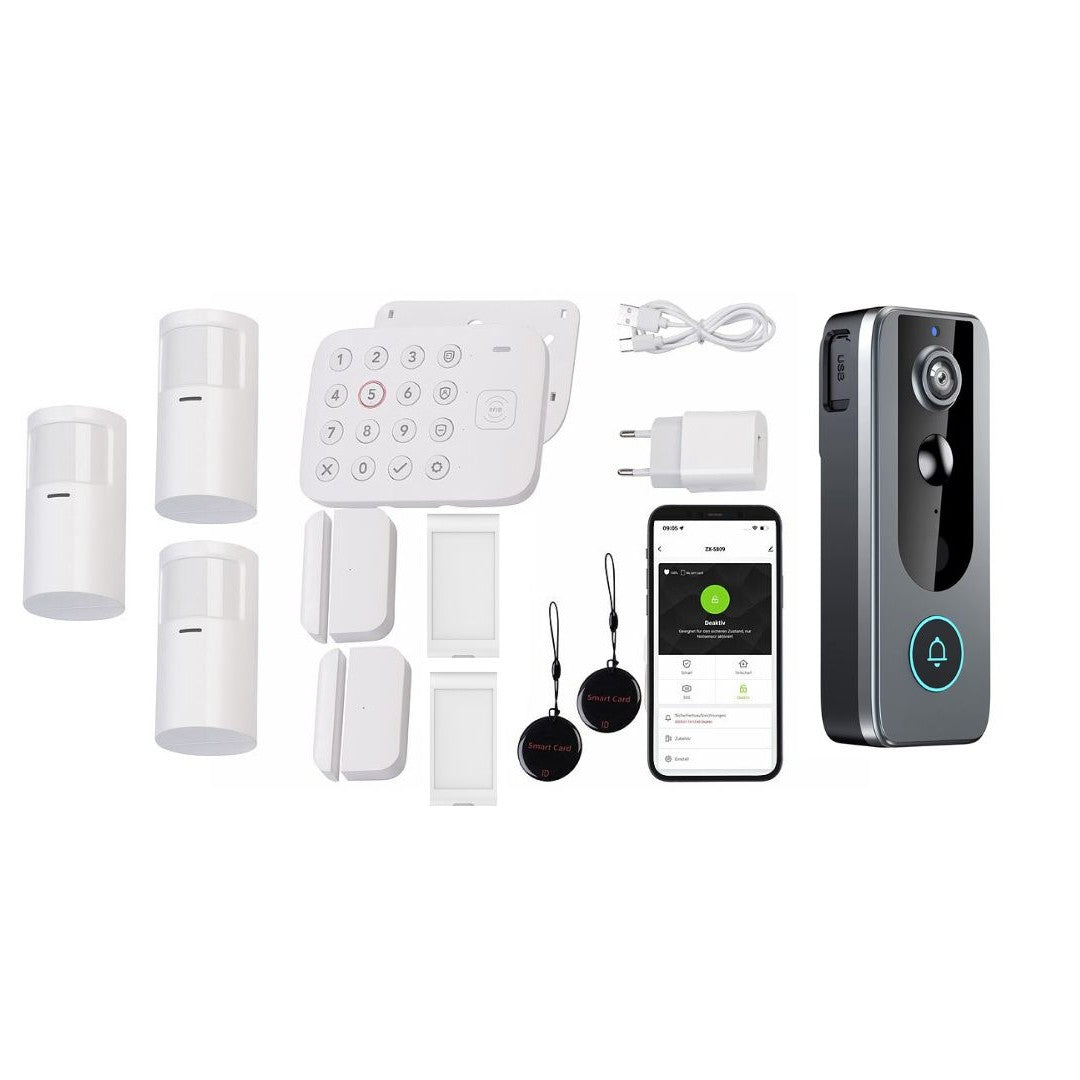 Hemlarm startpaket 4G + Smart klocka