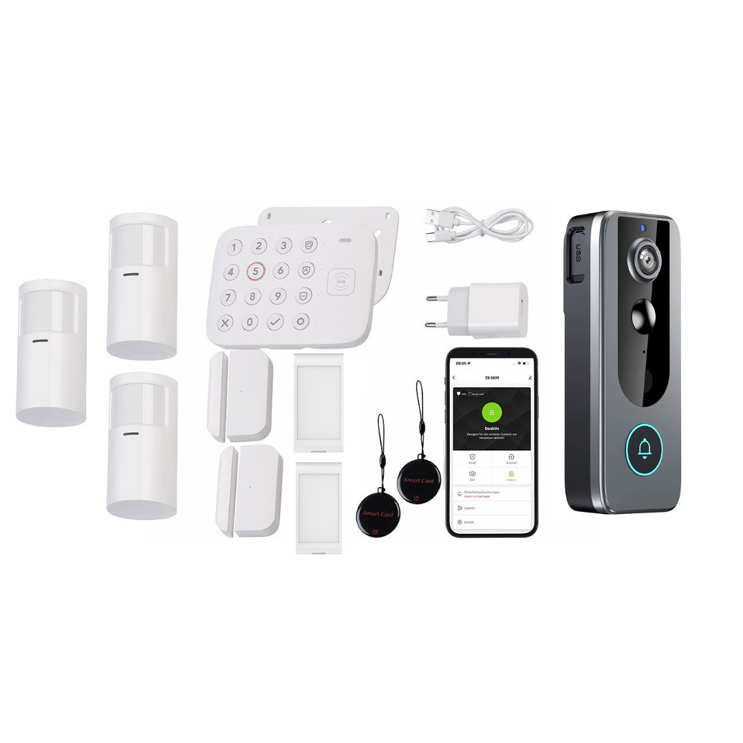 Hemlarm startpaket 4G + Smart klocka